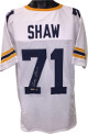 Billy Shaw signed White Custom Stitched College Football Jersey XL- Radtke Sports Hologram