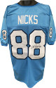 Hakeem Nicks signed Blue Custom Stitched College Football Jersey XL #88- JSA Witnessed Holo #W279024