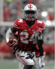 Malik Hooker signed Ohio State Buckeyes 8X10 Photo #24 (closeup)