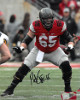 Pat Elflein signed Ohio State Buckeyes 8X10 Photo #65 (vertical)