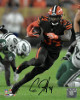 Carlos Hyde signed Cleveland Browns 8x10 Photo #34 (brown jersey)