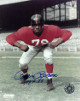 Roosevelt Rosie Brown signed New York Giants 8x10 Photo HOF 75 (red jersey)