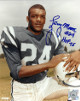 Lenny Moore signed Baltimore Colts 8x10 Photo #24 HOF 75 minor corner bend