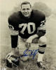 Sam Huff signed Washington Football Vintage Sepia 8x10 Photo