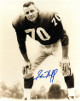 Sam Huff signed New York Giants Vintage Sepia 8x10 Photo