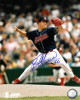 Bartolo Colon signed Cleveland Indians 8x10 Photo #40 (navy jersey)