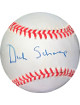 Dick Schaap signed RONL Rawlings Official National League Baseball- JSA Hologram #EE41667 (ESPN/The Sports Reporters)