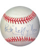 Peter "Lefty" Nero signed ROAL Rawlings Official American League Baseball very minor tone spot- JSA Holo #EE41828 (pianist)