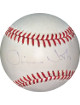 Oliver North signed ROAL Rawlings Official American League Baseball faded sig- JSA #EE41767 (USMC Lt Col/National Sec Council)