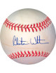 Christine Whitman signed RONL Rawlings Official National League Baseball tone spots- JSA Hologram #EE41629 (New Jersey Governor)