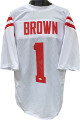 AJ (A.J.) Brown signed White Custom Stitched College Football Jersey XL- JSA Signature Debut Hologram #SD71273