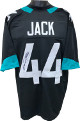 Myles Jack signed Black Custom Stitched Pro Style Football Jersey #44- JSA Hologram