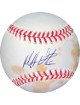 Matt Wieters signed Rawlings Official Major League Baseball toned- JSA Hologram #EE63114 (Orioles/Nationals/Cardinals)