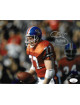 Karl Mecklenburg signed Denver Broncos 8X10 Photo Phil 4:8- JSA Hologram