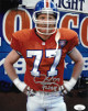 Karl Mecklenburg signed Denver Broncos 8X10 Photo Phil 4:8- JSA Hologram