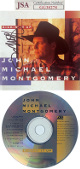 John Michael Montgomery signed 1994 Kickin' It Up Album Cover Booklet w/ CD & Case- JSA #GG38278