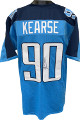 Jevon Kearse signed Light Blue TB Custom Stitched Pro Style Football Jersey- JSA Witnessed