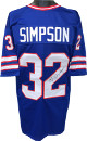 OJ/O.J. Simpson signed Blue TB Custom Stitched Pro Style Football Jersey XL- JSA Witnessed