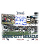 Music City Miracle w/ Kevin Dyson signed Tennessee Titans 16X20 Photo- JSA Witnessed- Music City Miracle/1/8/00/AFC/SB