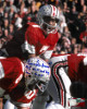 Cornelius Greene signed 1975 Ohio State Buckeyes 8X10 Photo #7 OSU & Big Ten MVP (red jersey)