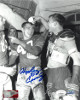 Howard "Hopalong" Cassady signed Ohio State Buckeyes NCAA B&W 8x10 Photo- JSA (55 Heisman/Celebration)