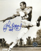 Lem Barney signed Detroit Lions Vintage B&W 8x10 Photo #20 HOF 92