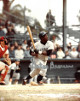 Gates Brown signed Detroit Tigers 8x10 Photo (swing/silver signature)