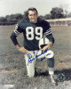 Gino Marchetti signed Baltimore Colts NFL Licensed 8x10 Photo HOF 72 (on knee)