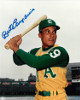 Bert Campaneris signed Oakland A's 8x10 Photo (batting)