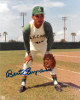 Bert Campaneris signed Oakland A's 8x10 Photo (fielding)