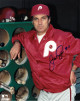 Jim Fregosi signed Philadelphia Phillies 8x10 Photo #11 (Manager/red jacket)