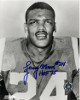 Lenny Moore signed Baltimore Colts B&W 8x10 Photo #24 HOF 75 (close up)