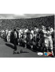 Earl Bruce signed Ohio State Buckeyes NCAA B&W 8x10 Photo- JSA