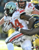 Carlos Hyde signed Ohio State Buckeyes NCAA 16x20 Photo #34- JSA