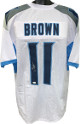 AJ (A.J.) Brown signed White Custom Stitched Pro Style Football Jersey #11 XL- JSA Witnessed