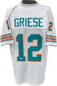 Bob Griese signed White TB Custom Stitched Pro Style Football Jersey XL- JSA Witnessed