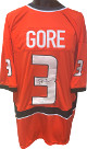 Frank Gore signed Miami Orange Custom Stitched College Football Jersey XL- JSA Witnessed