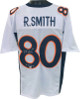 Rod Smith signed White Custom Stitched Pro Style Football Jersey #80 2X SB Champs XL- JSA Witnessed