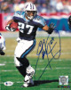 Eddie George signed Tennessee Titans NFL 8x10 Photo #27- Beckett Witnessed