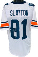 Darius Slayton signed Auburn Tigers White Custom Stitched College Football Jersey XL- JSA Witnessed