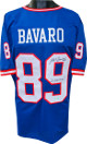 Mark Bavaro signed Blue TB Custom Stitched Pro Style Football Jersey XL #89 2X SB Champs!- PSA ITP Hologram