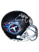 Eddie George signed Tennessee Titans Riddell Navy VSR4 Mini Helmet #27- Beckett Witnessed