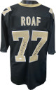 Willie Roaf signed Black Custom Stitched Pro Style Football Jersey XL #77 HOF 2012- JSA Witnessed