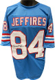 Haywood Jeffires signed Blue TB Custom Stitched Pro Style Football Jersey XL