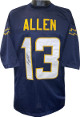 Keenan Allen signed Navy Custom Stitched Pro Style Football Jersey XL- JSA Witnessed