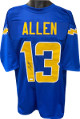 Keenan Allen signed Royal Blue Custom Stitched Pro Style Football Jersey XL- JSA Witnessed