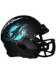 Bob Griese signed Miami Dolphins Eclipse Black Matte Riddell Speed Mini Helmet JSA Witnessed