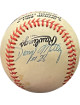 Darryl Motley signed RONL Rawlings Official National League Baseball #28 minor tone (Kansas City Royals)