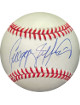 Gregg Jefferies signed RONL Rawlings Official National League Baseball (New York Mets)