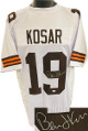 Bernie Kosar signed White TB Custom Stitched Pro Style Football Jersey XL- JSA Witnessed Hologram